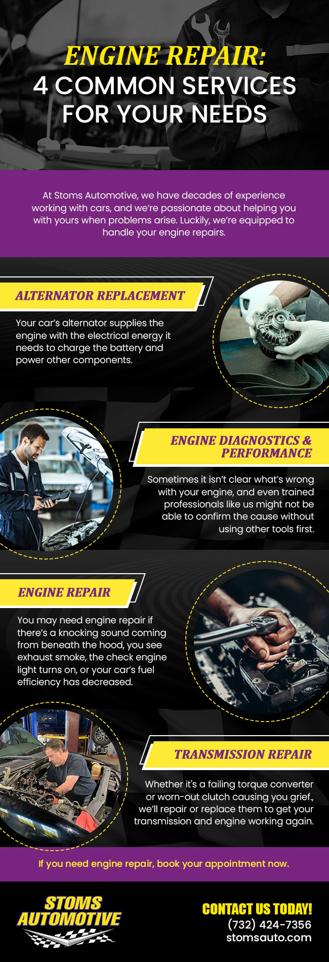 Engine Repair: 4 Common Services for Your Needs